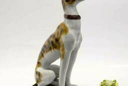 Статуэтка Собака символ года 2018 из фарфора. Высота 43 см