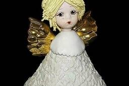 Статуэтка-колокольчик Ангел со светлыми волосами