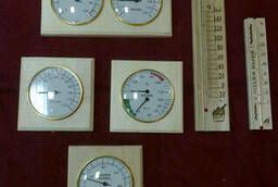 Термометры и гигрометры для бань и саун