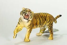 Roaring tiger, game collectible figure Papo, article 50182
