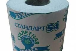 Туалетная бумага Островская Стандарт 54 1сл. с перфорацией 1/48