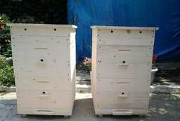 Улей для пчел на 12 рамок Дадана-Блатта, 2 корпуса