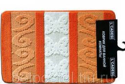 Универсальный ворсовой коврик (оранжевый) 50*80