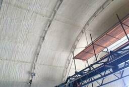 PPU insulation of industrial facilities