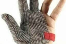Защитные кольчужные трехпалые перчатки Niroflex Fm Plus