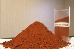 Iron red lead - natural pigment