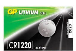 Батарейка GP Lithium, CR1220, литиевая, 1 шт. , в блистере. ..