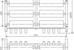 Блок резисторов серии БФК У2 ИРАК 434. 334. 001