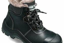 Shoes for men leather Neogard fur boots