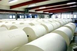 Offset paper in rolls made in Norway.