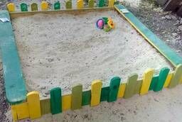 Детские песочницы и заборчики