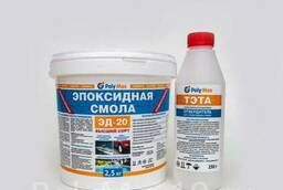 Эпоксидная смола ЭД-20 (2, 5 кг) с отвердителем ТЭТА(250 гр)