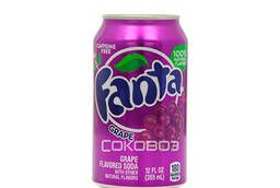 Фанта Виноград (Fanta Grape) 0, 355л ж/б 12шт. в упак.
