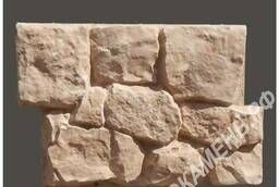 Фасадный камень Бутовый камень, 590х390х50 мм, (сайдинг)