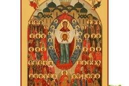 Икона освященная Собор святых покровителей воинства. ..