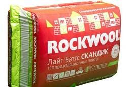 Каменная вата Роквул ( Rockwool ) Лайт Баттс Скандик 50 мм