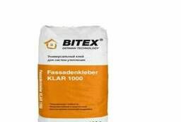 Клей цементный для утеплителя Bitex FassadenKleber Klar 1000