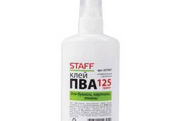 PVA glue with dispenser, 125 g, Staff Basic, 227387