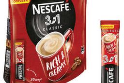 Кофе растворимый Nescafe 3 в 1 Классик, 20 пакетиков по. ..