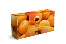Glazed sweets with flavored Jelly apricot