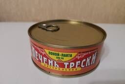 Canned cod liver (made in the sea)