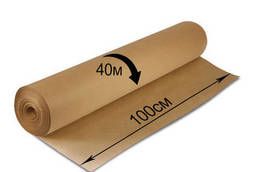 Крафт-бумага в рулоне, 1000 мм x 40 м, плотность 78 г/м2. ..