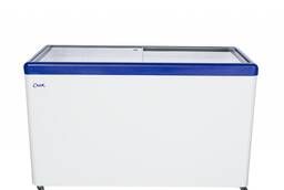 Ларь морозильный с прямым стеклом Снеж МЛП-400