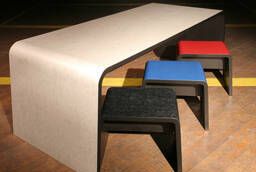 Furniture from HPL plastic
