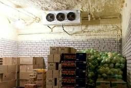Installation of vegetable stores. Refrigeration Equipment