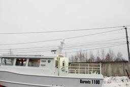 Морской скоростной всепогодный катер Баренц 1100