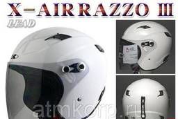 Мотокаска X-AIR RAZZO3 белый мотоэкипировка Есть все размеры