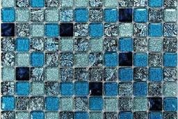 Мозаика Bonаparte Satin Blue голубая глянцевая 30x30