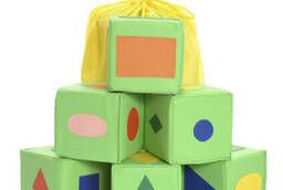 Набор кубиков 10х10 см Формы Фигуры