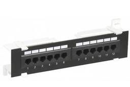 Wall patch -panel category 6 UTP 12 ports (IDC Dual)
