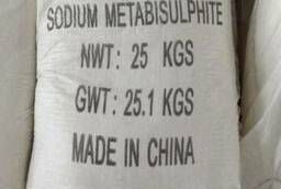 Натрий метабисульфит (сернистокислый пиро) пищевой, Китай