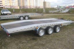 New Polish auto transporter trailer 5, 06 * 2, 10-3500kg.