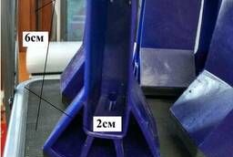 Ножка стабилизатора 60х20мм обливная (синяя)