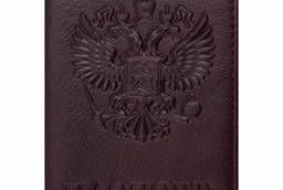 Обложка для паспорта натуральная кожа Virginia, Герб. ..