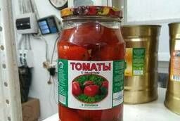 Огурцы, томаты маринованные, консервированные 1, 0 литр!