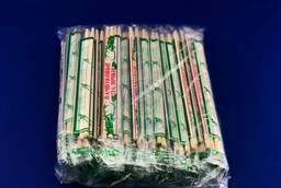 Палочки для суши бамбуковые 23 см с зубочисткой ( 100 пар) 1/2000
