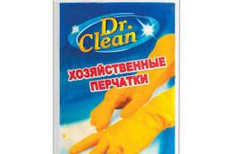 Перчатки хозяйственные латексные DR. Clean (Доктор Клин). ..