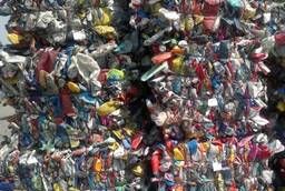 HDPE plastic scrap (bottles, cans)