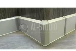Skirting board aluminum cable channel for concealed installation