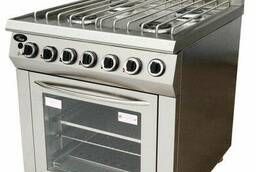 Gas stove with an oven F4PDG  900 (stainless steel grate)
