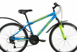 Подростковый горный (MTB) велосипед MTB HT 24 синий 14 рама
