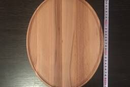 Разделочная доска из древесины Бук 340*270*12 мм