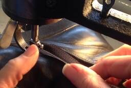 Repair and replacement of zippers on shoes and bags