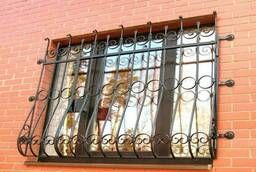 Решетки на окна металлические (сварные) и кованые