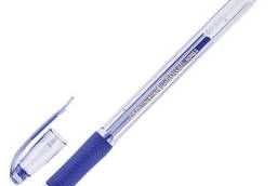 Ручка гелевая с грипом Crown Hi-Jell Needle Grip. ..