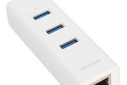 Сетевой адаптер TP-LINK UE330, USB 3. 0, 1000 Мбит, 3 x. ..